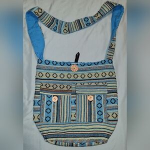 Tribe Azure Fair Trade Shoulder Bag